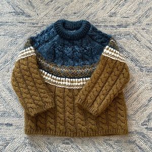 Zara Fair Isle Toddler Sweater